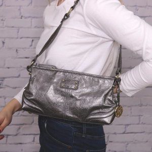 The Sak silver leather purse c3